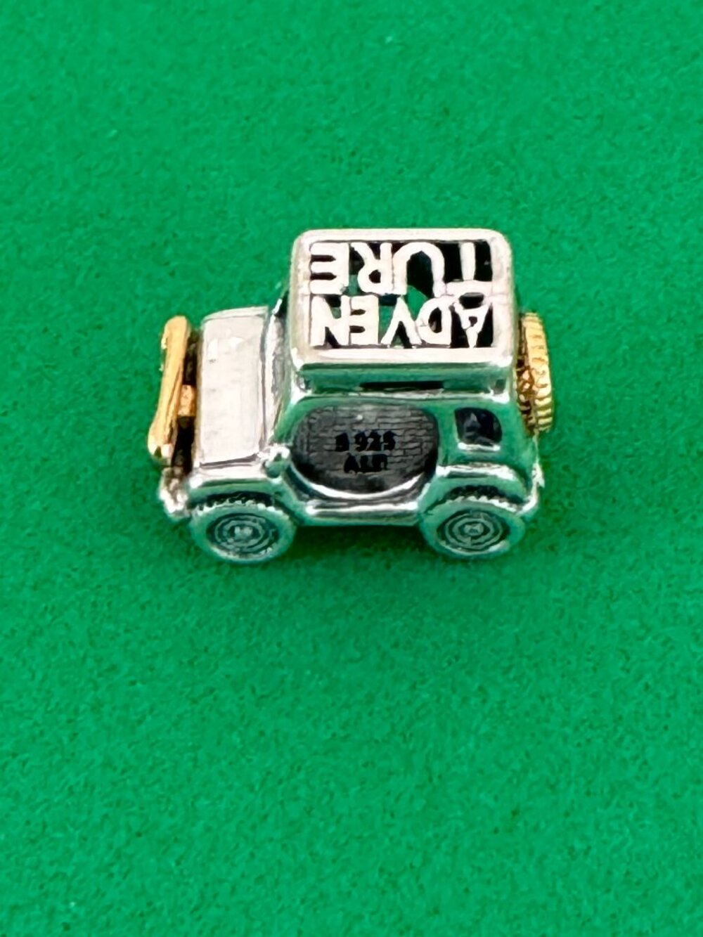 Pandora Charm Two-Tone Adventure Car Charm